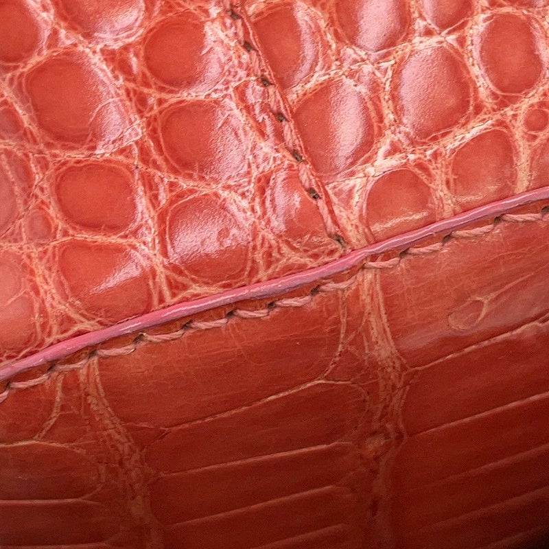 ブルガリ ハンドバッグ イザベラ・ロッセリーニ アリゲーター BVLGARI 2way