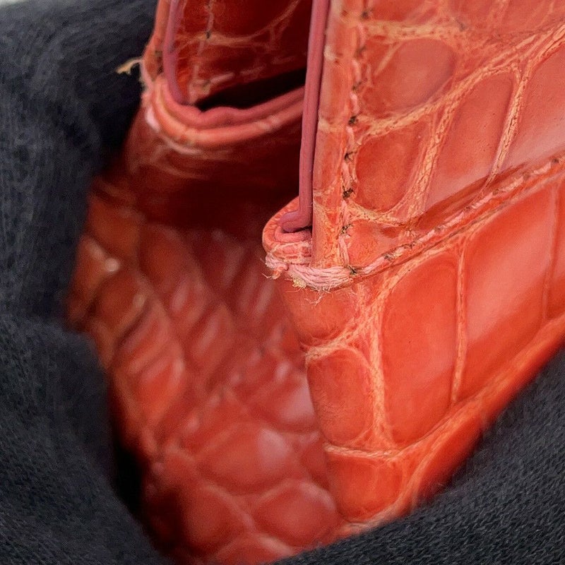 ブルガリ ハンドバッグ イザベラ・ロッセリーニ アリゲーター BVLGARI 2way