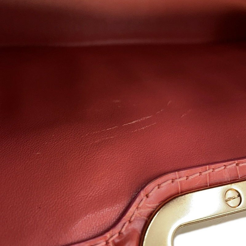 ブルガリ ハンドバッグ イザベラ・ロッセリーニ アリゲーター BVLGARI 2way