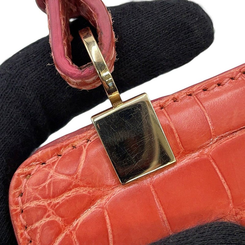 ブルガリ ハンドバッグ イザベラ・ロッセリーニ アリゲーター BVLGARI 2way