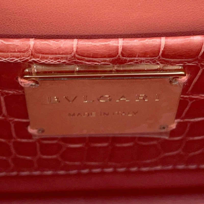 ブルガリ ハンドバッグ イザベラ・ロッセリーニ アリゲーター BVLGARI 2way