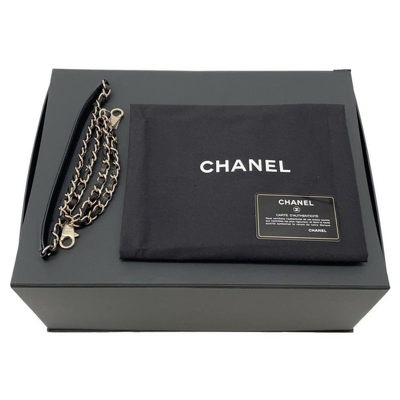 シャネル ハンドバッグ マトラッセ ココマーク ココハンドル キャビアスキン A92991 2way 黒