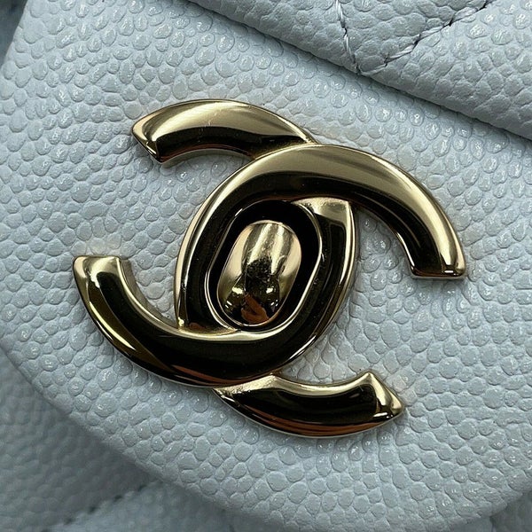 シャネル チェーンショルダーバッグ マトラッセ25 ココマーク ダブルチェーン キャビアスキン A01112 CHANEL