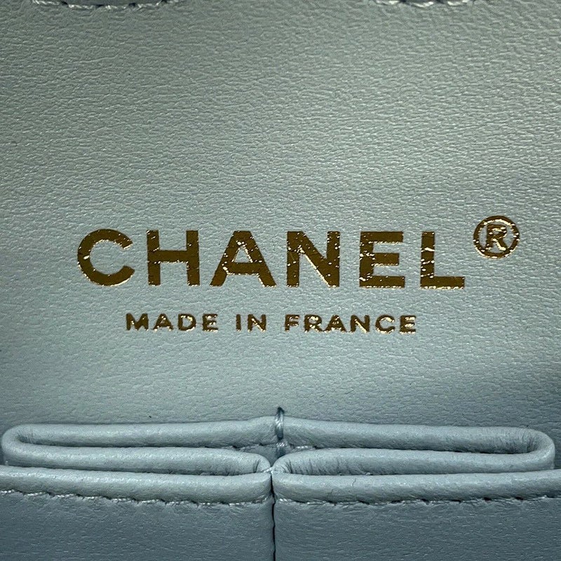 シャネル チェーンショルダーバッグ マトラッセ25 ココマーク ダブルチェーン キャビアスキン A01112 CHANEL