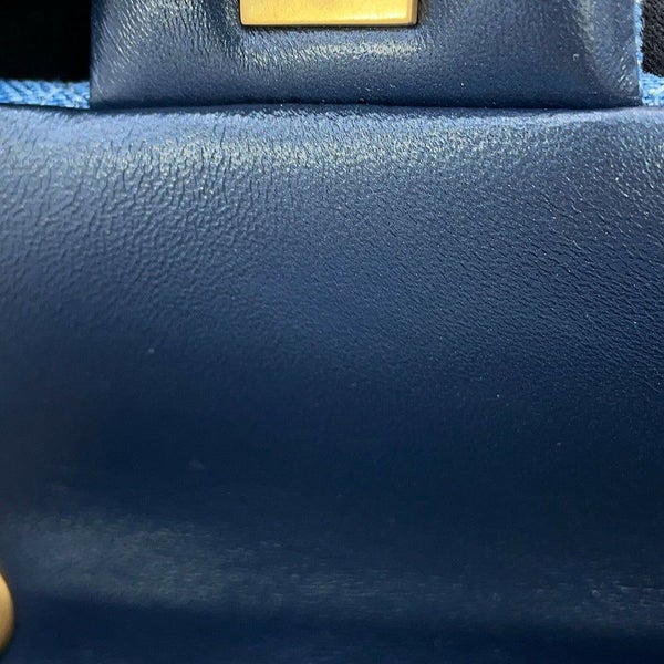 シャネル チェーンショルダーバッグ ココマーク ミニ フラップ デニム A69900 CHANEL