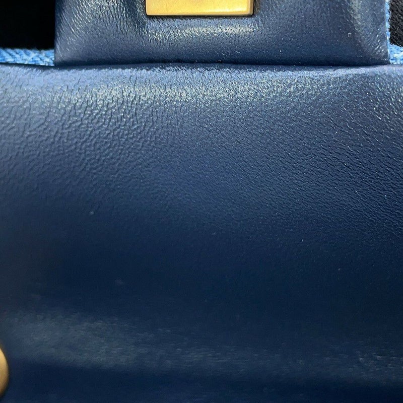 シャネル チェーンショルダーバッグ ココマーク ミニ フラップ デニム A69900 CHANEL