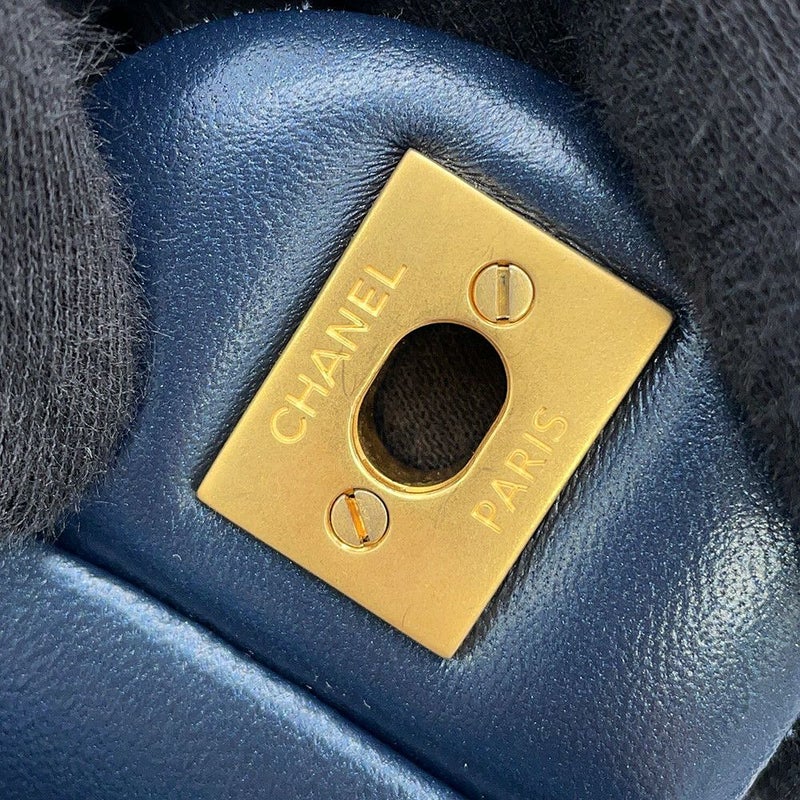 シャネル チェーンショルダーバッグ ココマーク ミニ フラップ デニム A69900 CHANEL