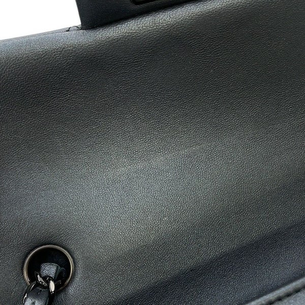 シャネル チェーンショルダーバッグ ココマーク ミニ フラップ ラムスキン A69900 CHANEL 黒