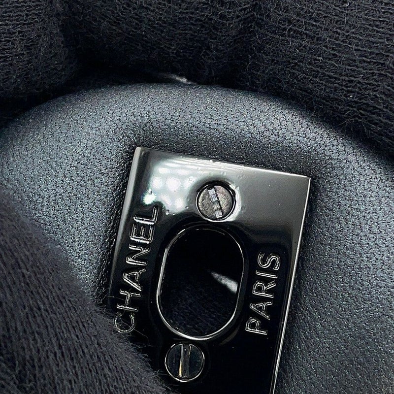 シャネル チェーンショルダーバッグ ココマーク ミニ フラップ ラムスキン A69900 CHANEL 黒