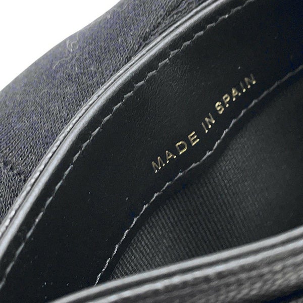 シャネル カードケース ココマーク ハーフ ラインストーン キャビアスキン AP4179 CHANEL カード 黒