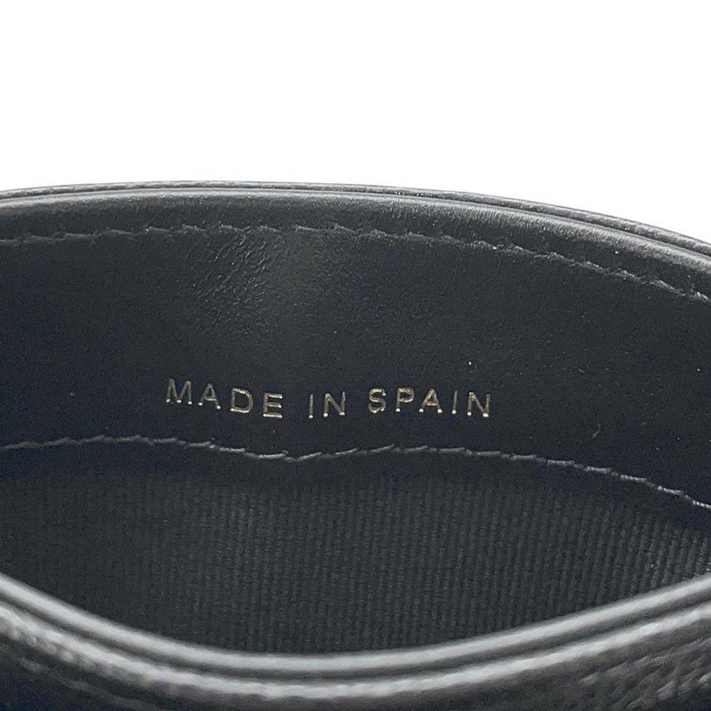 シャネル カードケース ココマーク ハーフ ラインストーン キャビアスキン AP4179 CHANEL カード 黒