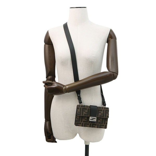 フェンディ ショルダーバッグ  バゲットスリム ズッカ柄 キャンバス 7M0295 FENDI
