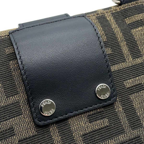 フェンディ ショルダーバッグ  バゲットスリム ズッカ柄 キャンバス 7M0295 FENDI