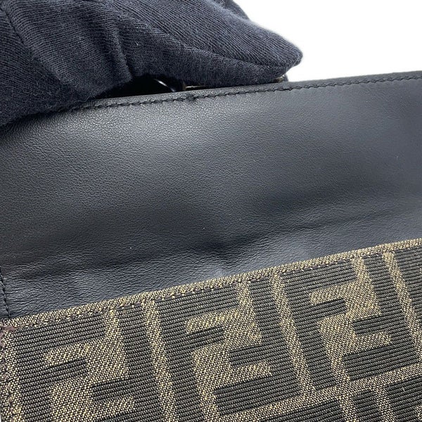フェンディ ショルダーバッグ  バゲットスリム ズッカ柄 キャンバス 7M0295 FENDI