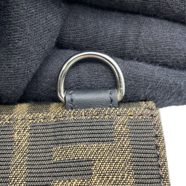 フェンディ ショルダーバッグ  バゲットスリム ズッカ柄 キャンバス 7M0295 FENDI