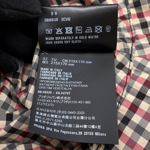 ミュウミュウ ハット ヴィッチー バケットハット ロゴ  ポーチ付き MIUMIU 帽子