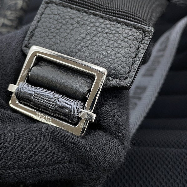 クリスチャン・ディオール リュック オブリーク ジャカード Rider バックパック 1VOBA088YKY トロッター 黒