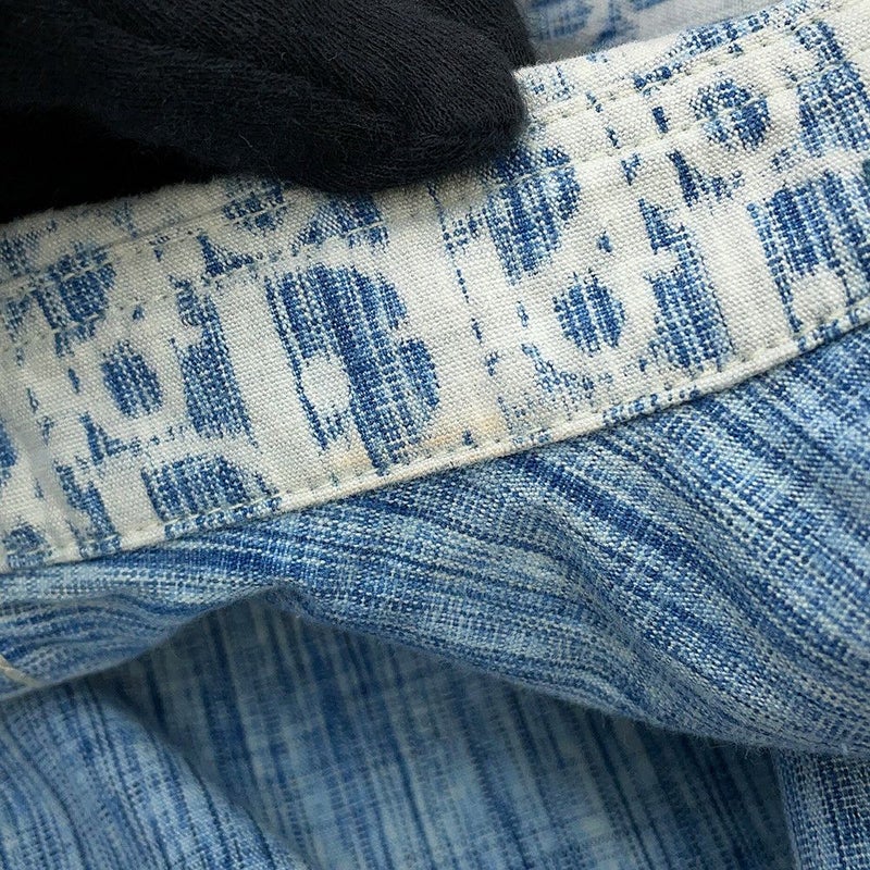 クリスチャン・ディオール 長袖シャツ オブリーク カスリ オーバーシャツ コットン メンズサイズ38 Christian Dior トップス