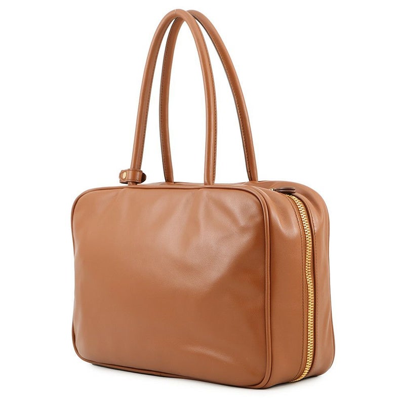 ミュウミュウ ハンドバッグ ボー バッグ レザー 5BB117 MIUMIU ブラウン