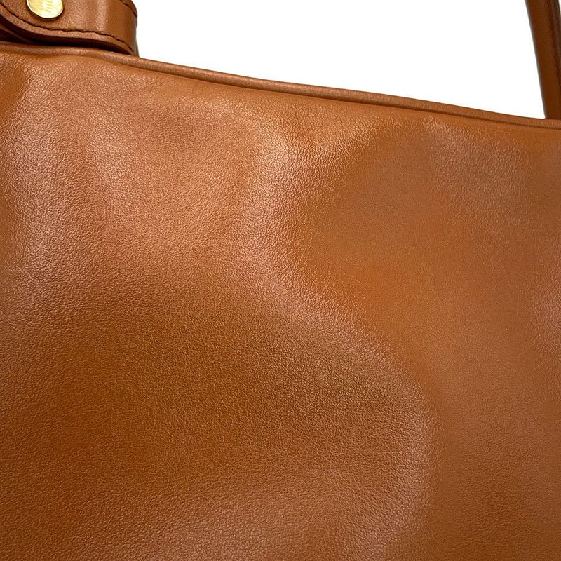 ミュウミュウ ハンドバッグ ボー バッグ レザー 5BB117 MIUMIU ブラウン