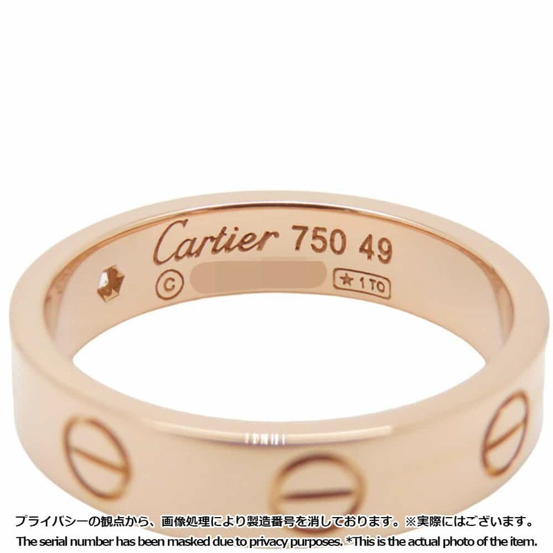 カルティエ リング LOVE リング ダイヤモンド 1P 0.02ct K18PG サイズ49 B4050700 ウェディングリング ジュエリー 指輪