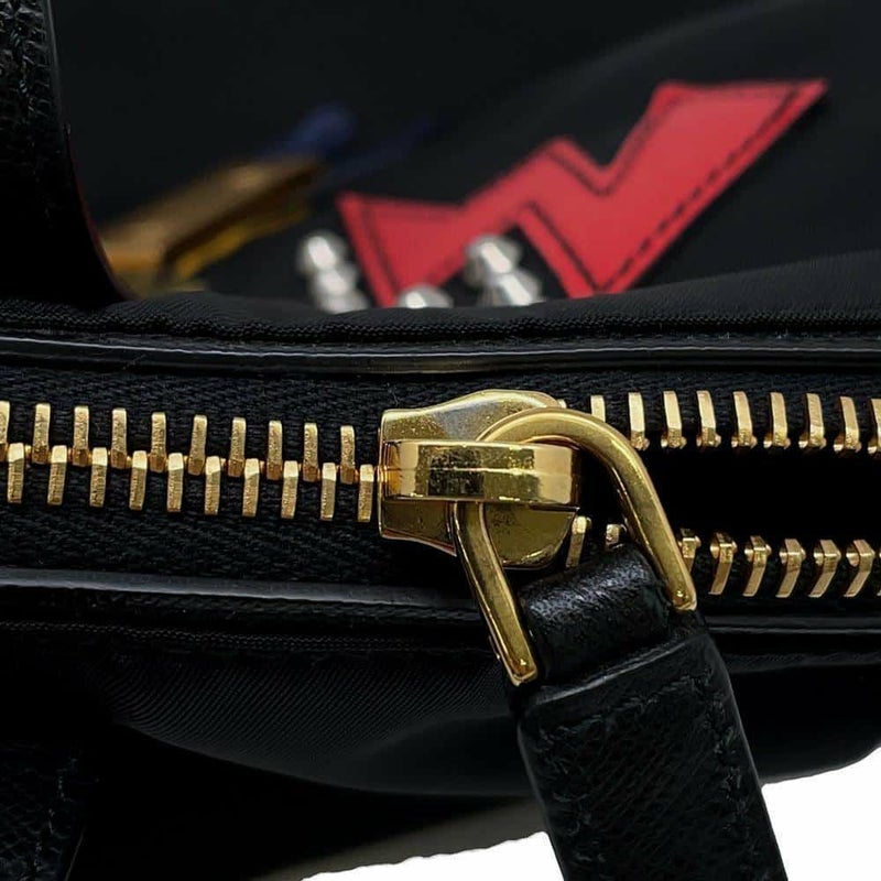 プラダ ハンドバッグ ロボット ナイロン 1BG061 PRADA 2WAYショルダーバッグ 黒