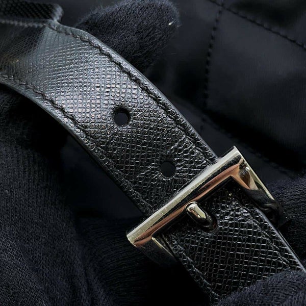 プラダ リュック ナイロン キルティング バックパック 1BZ811 PRADA バッグ リュックサック 黒