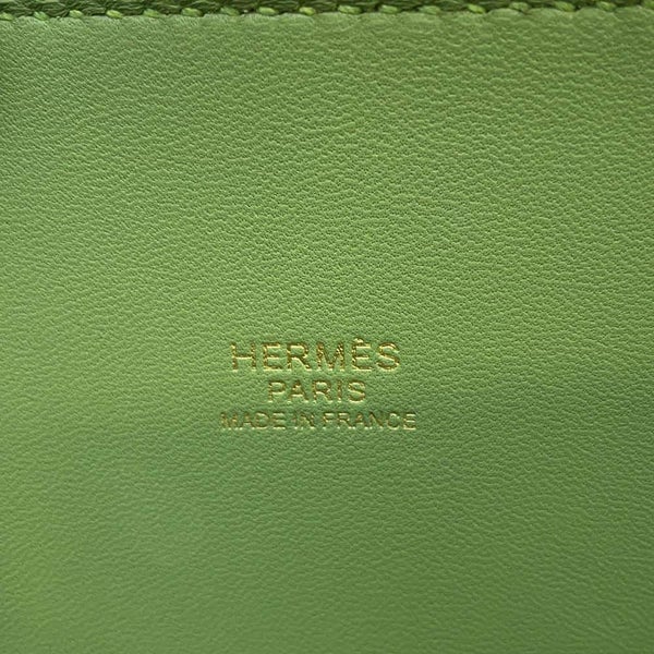 エルメス ハンドバッグ ボリード27 ヴェールクリケット/ゴールド金具 エプソン Y刻印 2wayショルダー