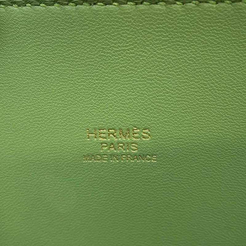 エルメス ハンドバッグ ボリード27 ヴェールクリケット/ゴールド金具 エプソン Y刻印 2wayショルダー