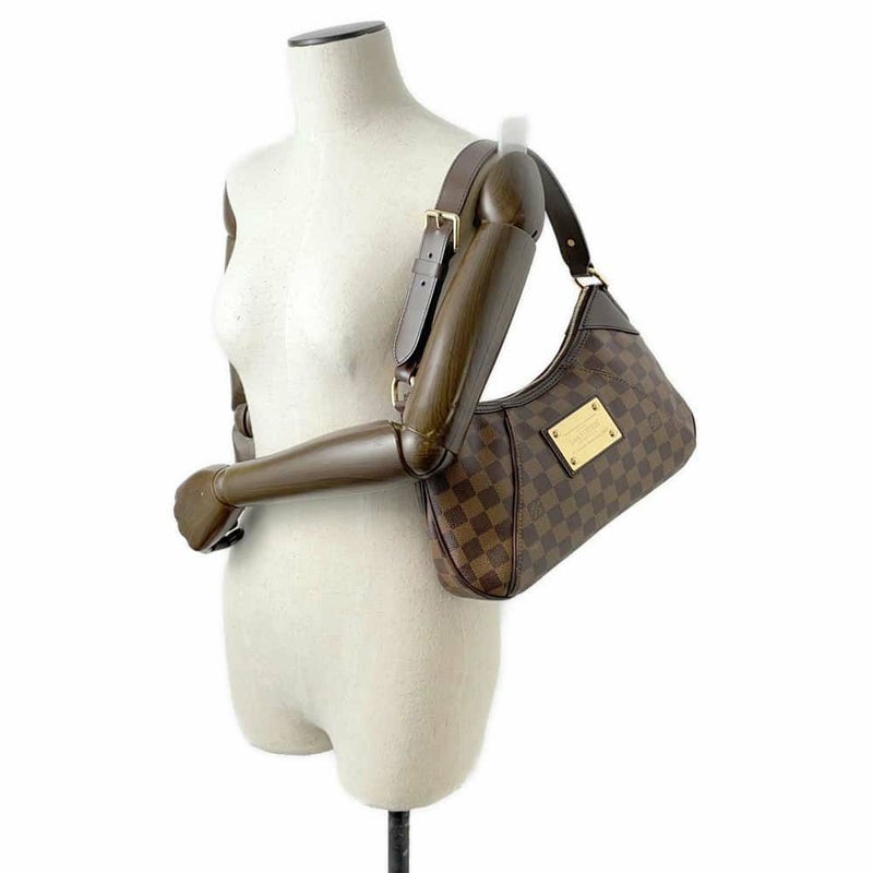 ルイヴィトン ショルダーバッグ ダミエ・エベヌ テムズPM N48180 LOUIS VUITTON ワンショルダー ホーボーバッグ