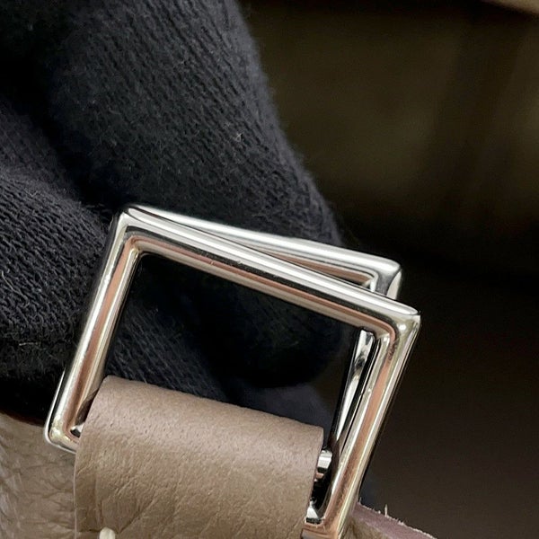 エルメス ハンドバッグ ピコタンロックPM エトゥープ/シルバー金具 トリヨンクレマンス Y刻印