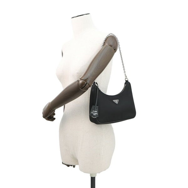 プラダ ショルダーバッグ Re-Edition 2005 Re-Nylon ナイロン 1BH204 PRADA 2wayバッグ 黒