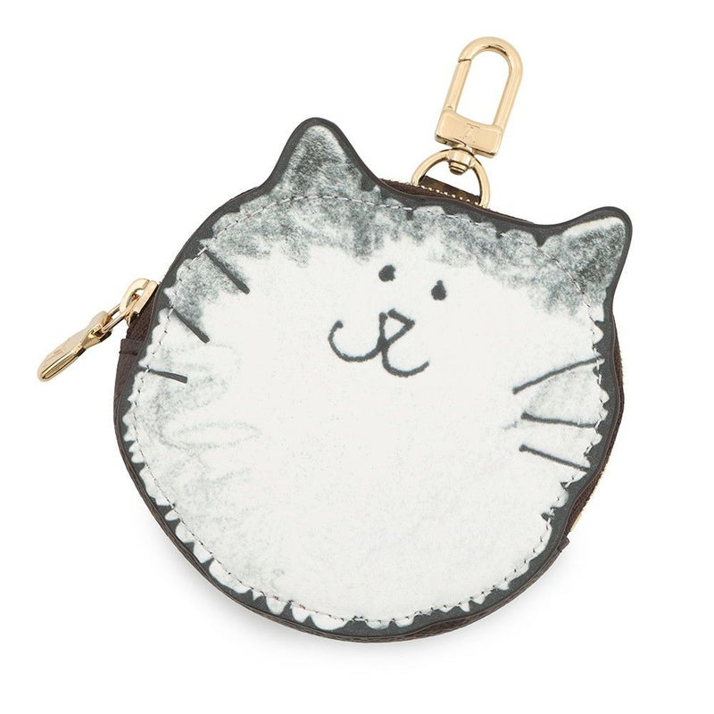 ルイヴィトン モノグラム/カウハイドレザー キティ コインパース M15139 トラベル ウィズ グレース・コディントン