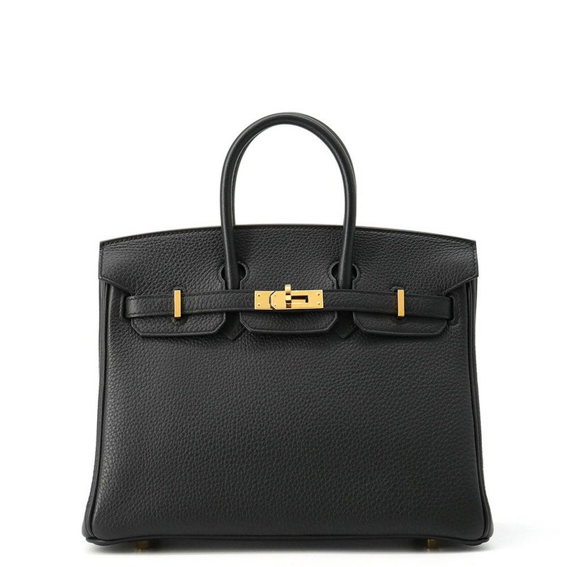 エルメス バーキン25 ブラック/ゴールド金具 トゴ Z刻印 HERMES Birkin ハンドバッグ 黒