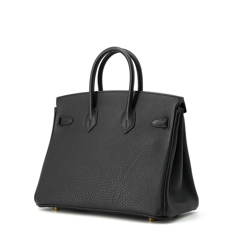 エルメス バーキン25 ブラック/ゴールド金具 トゴ Z刻印 HERMES Birkin ハンドバッグ 黒