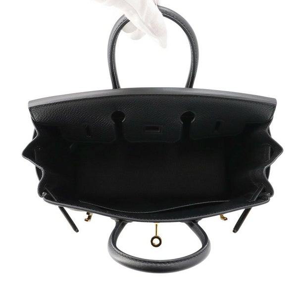 エルメス バーキン25 ブラック/ゴールド金具 トゴ Z刻印 HERMES Birkin ハンドバッグ 黒