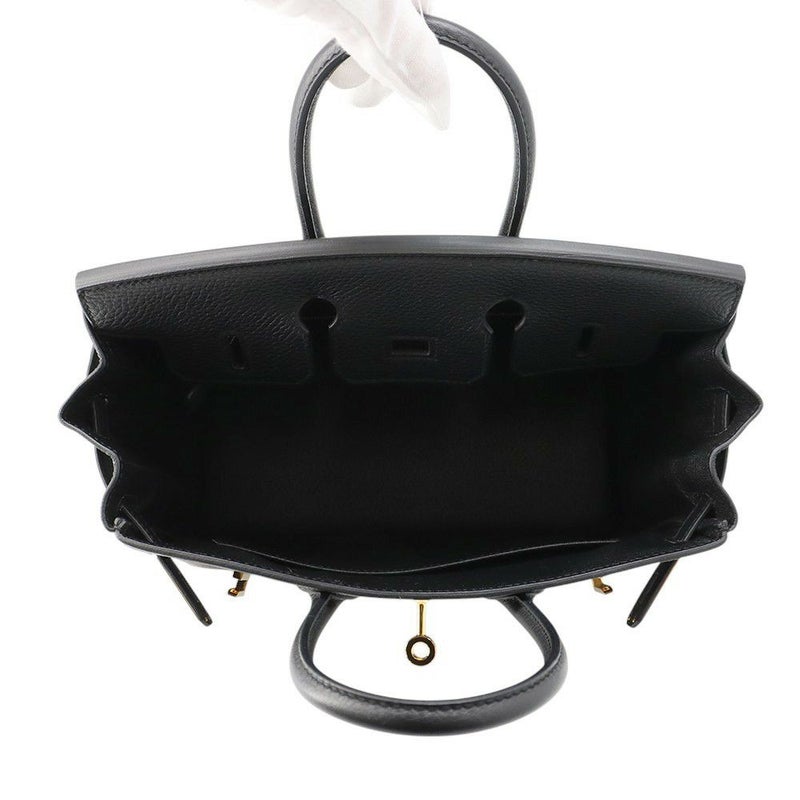 エルメス バーキン25 ブラック/ゴールド金具 トゴ Z刻印 HERMES Birkin ハンドバッグ 黒