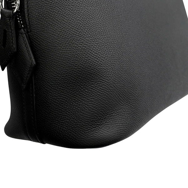 エルメス ハンドバッグ ボリード1923 30 ブラック/シルバー金具 エプソン U刻印 2wayショルダー 黒