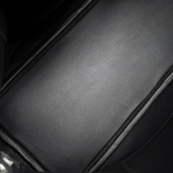 エルメス ハンドバッグ ボリード1923 30 ブラック/シルバー金具 エプソン U刻印 2wayショルダー 黒