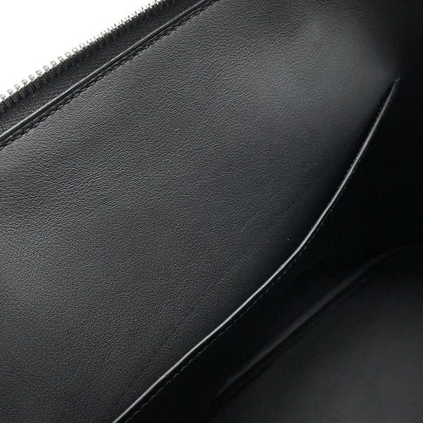 エルメス ハンドバッグ ボリード1923 30 ブラック/シルバー金具 エプソン U刻印 2wayショルダー 黒