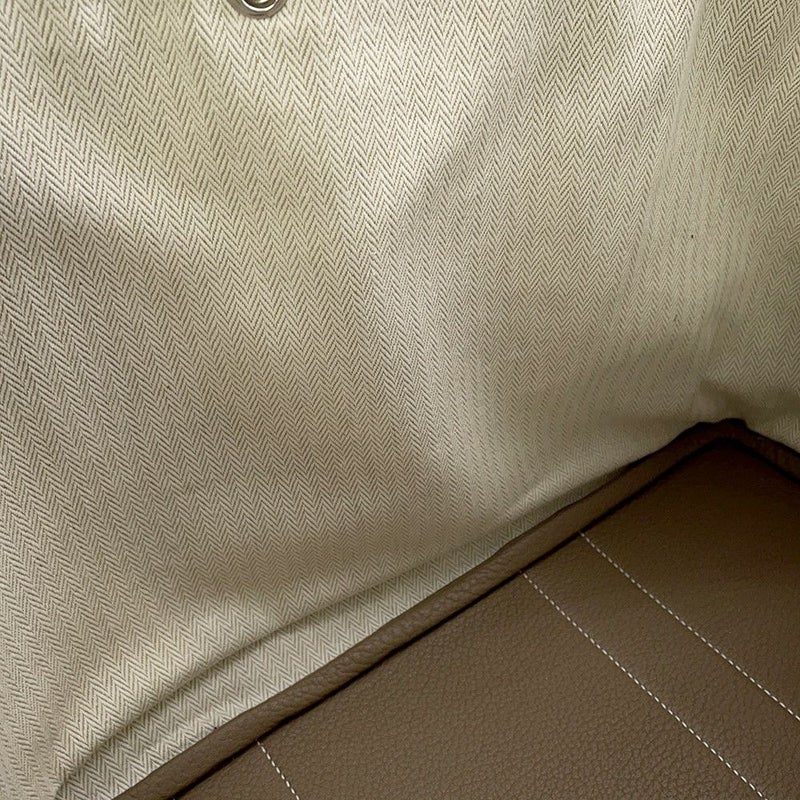 エルメス トートバッグ ガーデンパーティPM エトゥープ/シルバー金具 ネゴンダ U刻印