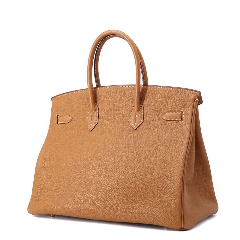エルメス バーキン35 ゴールド/ゴールド金具 トゴ □K刻印 HERMES