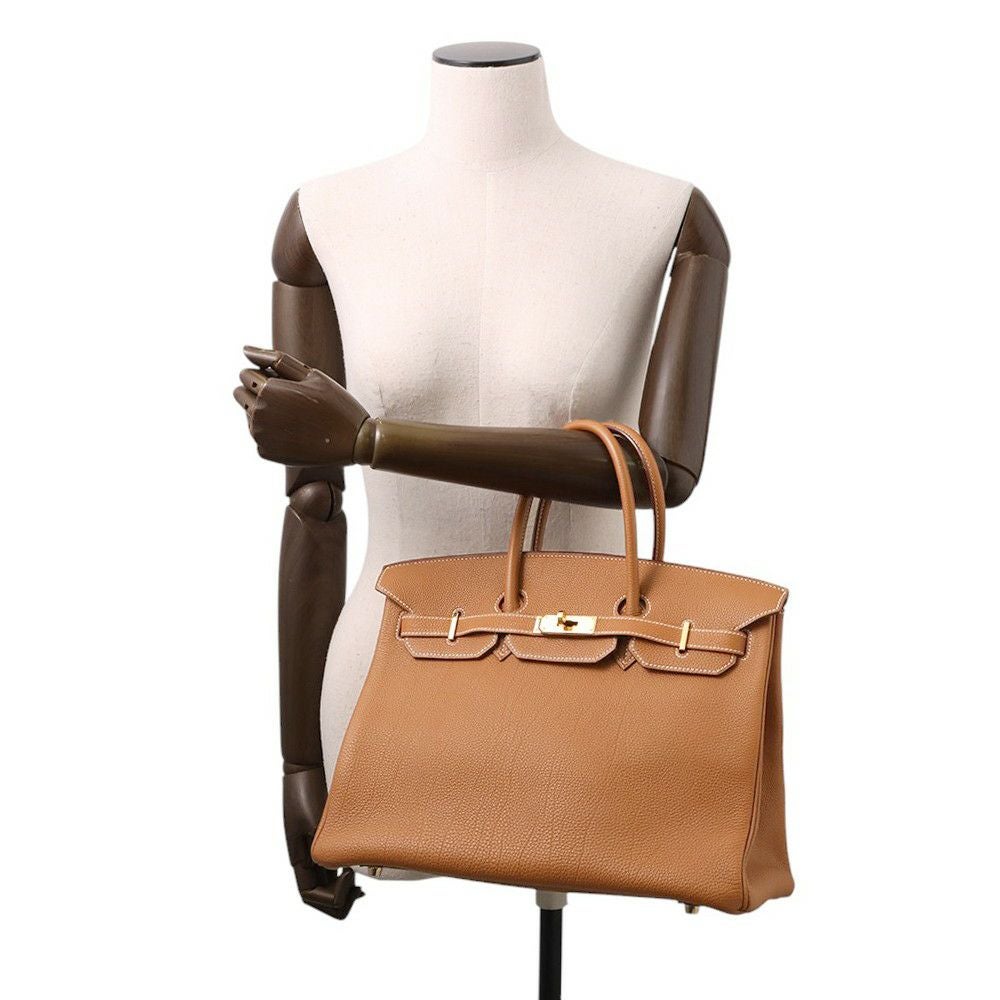 エルメス バーキン35 ゴールド/ゴールド金具 トゴ □K刻印 HERMES