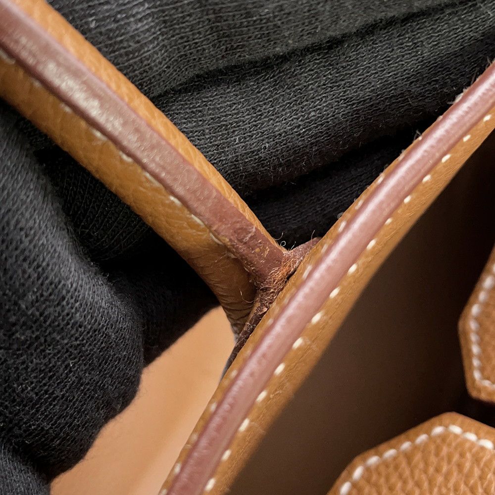 エルメス バーキン35 ゴールド/ゴールド金具 トゴ □K刻印 HERMES