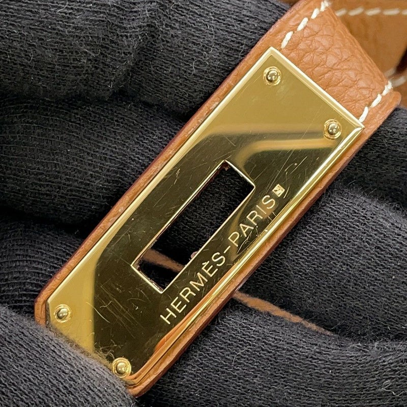 エルメス バーキン35 ゴールド/ゴールド金具 トゴ □K刻印 HERMES Birkin ハンドバッグ