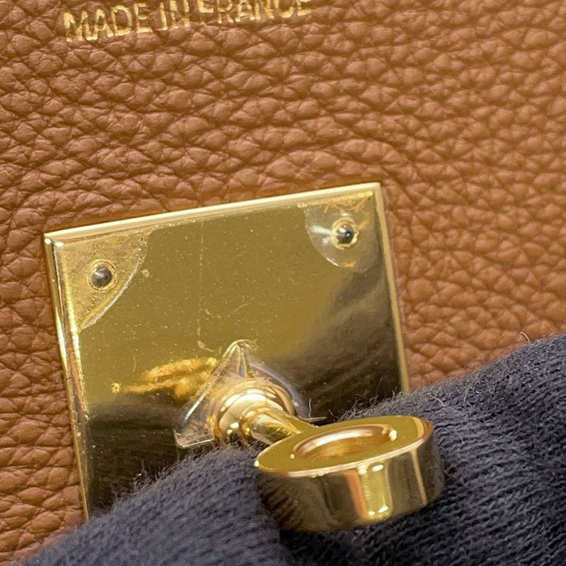 エルメス バーキン35 ゴールド/ゴールド金具 トゴ □K刻印 HERMES Birkin ハンドバッグ