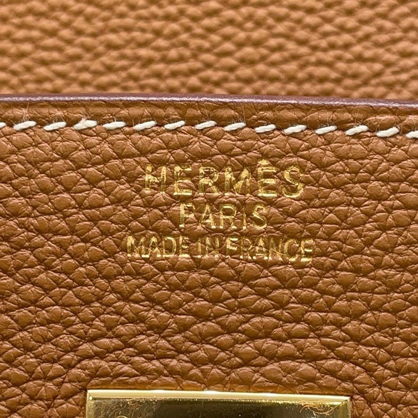 エルメス バーキン35 ゴールド/ゴールド金具 トゴ □K刻印 HERMES Birkin ハンドバッグ