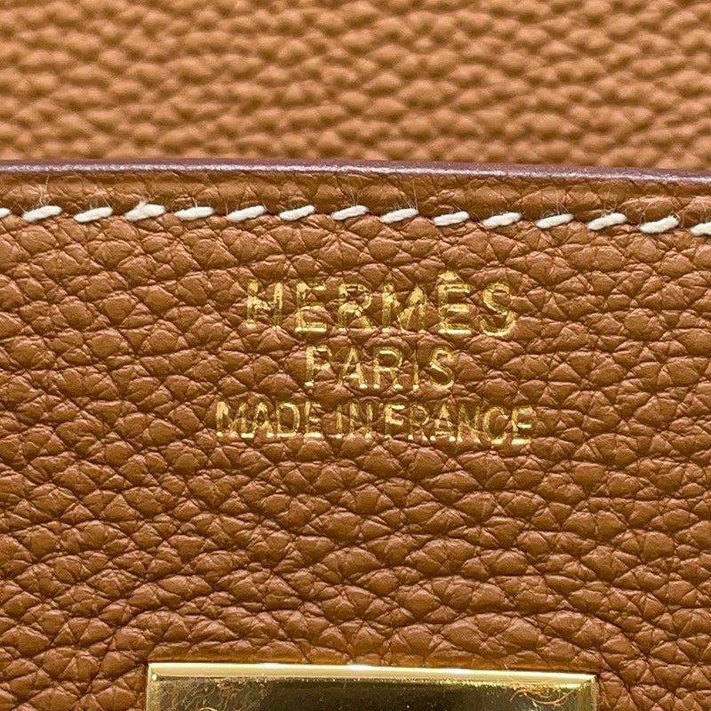 エルメス バーキン35 ゴールド/ゴールド金具 トゴ □K刻印 HERMES Birkin ハンドバッグ