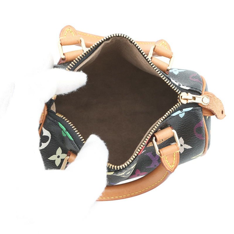 ルイヴィトン ハンドバッグ モノグラム・マルチカラー ミニスピーディ M92644 LOUIS VUITTON 2way 黒 ブラック