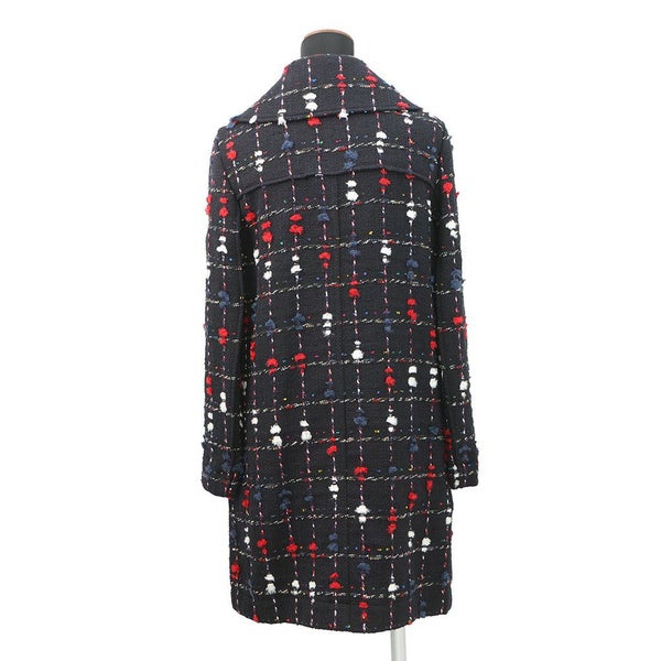 シャネル コート ツイード ステンカラーコート ウール レディースサイズ36 P42157 CHANEL アウター